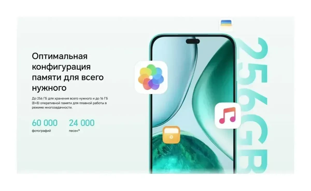 Смартфон HONOR X8c 8GB/128GB (Moonlight White)