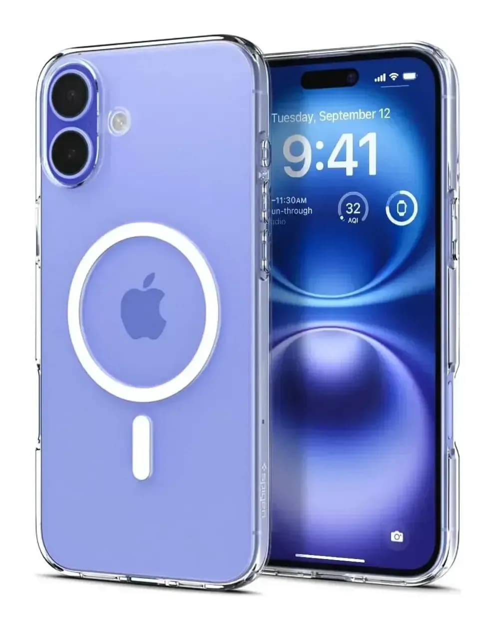 Чехол-накладка Spigen Liquid Crystal Mag Magsafe для iPhone 16 / ACS08390 (Clear)