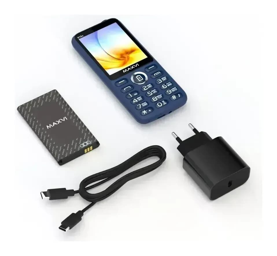 Мобильный телефон Maxvi K15c (синий)