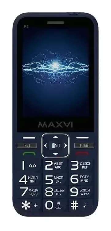 Мобильный телефон Maxvi P3 (синий)