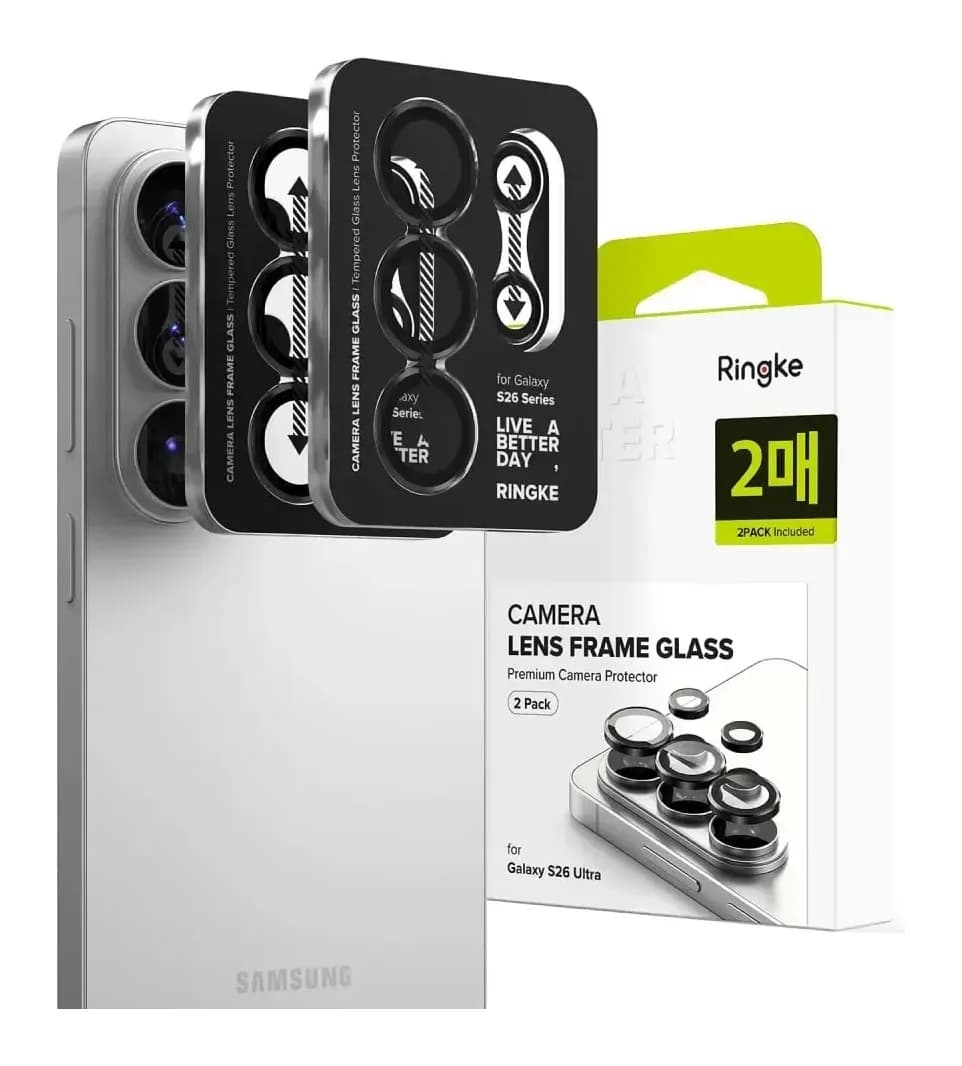 Защитное стекло для камеры телефона Ringke Camera Lens Frame для Galaxy S26 Ultra (2шт)