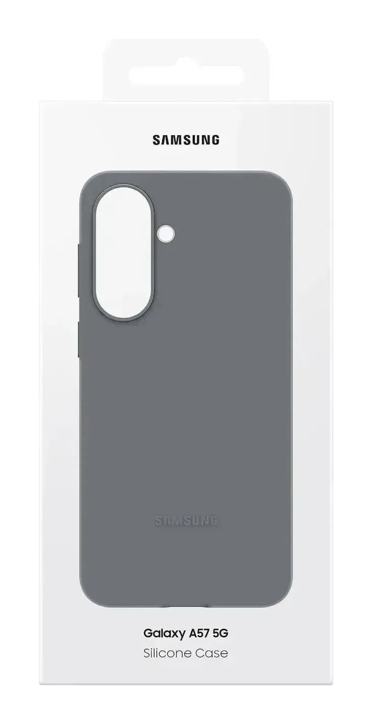 Чехол-накладка Samsung Silicone Case для A57 / EF-PA576CJEGRU (серый)