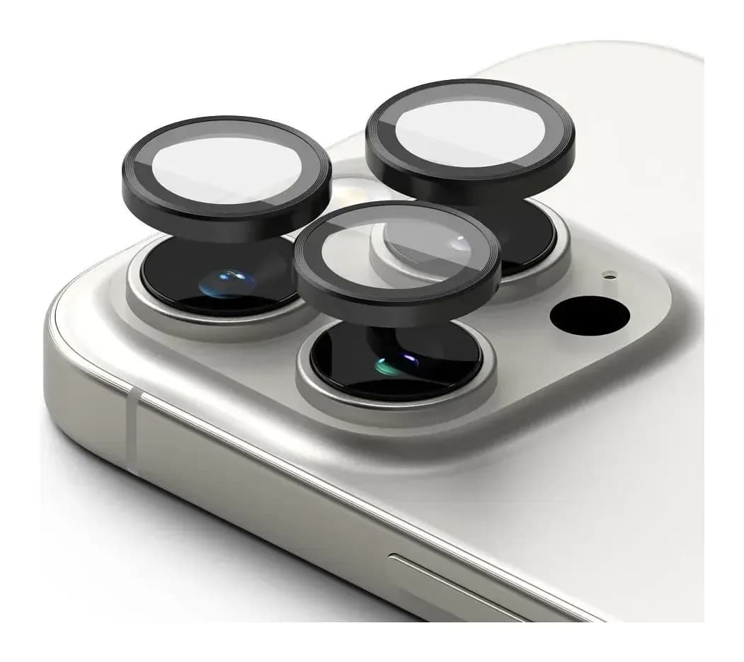 Защитное стекло для камеры телефона Ringke Camera Frame Protector для iPhone 16 Pro/16 Pro Max (2шт, черный)