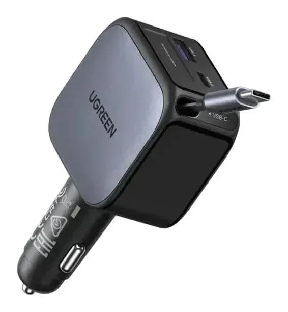 Автомобильное зарядное устройство Ugreen EC602 / 55212B (серый)