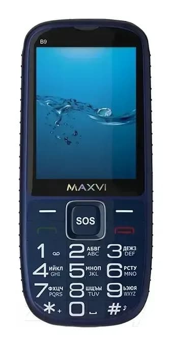 Мобильный телефон Maxvi B9 (синий)