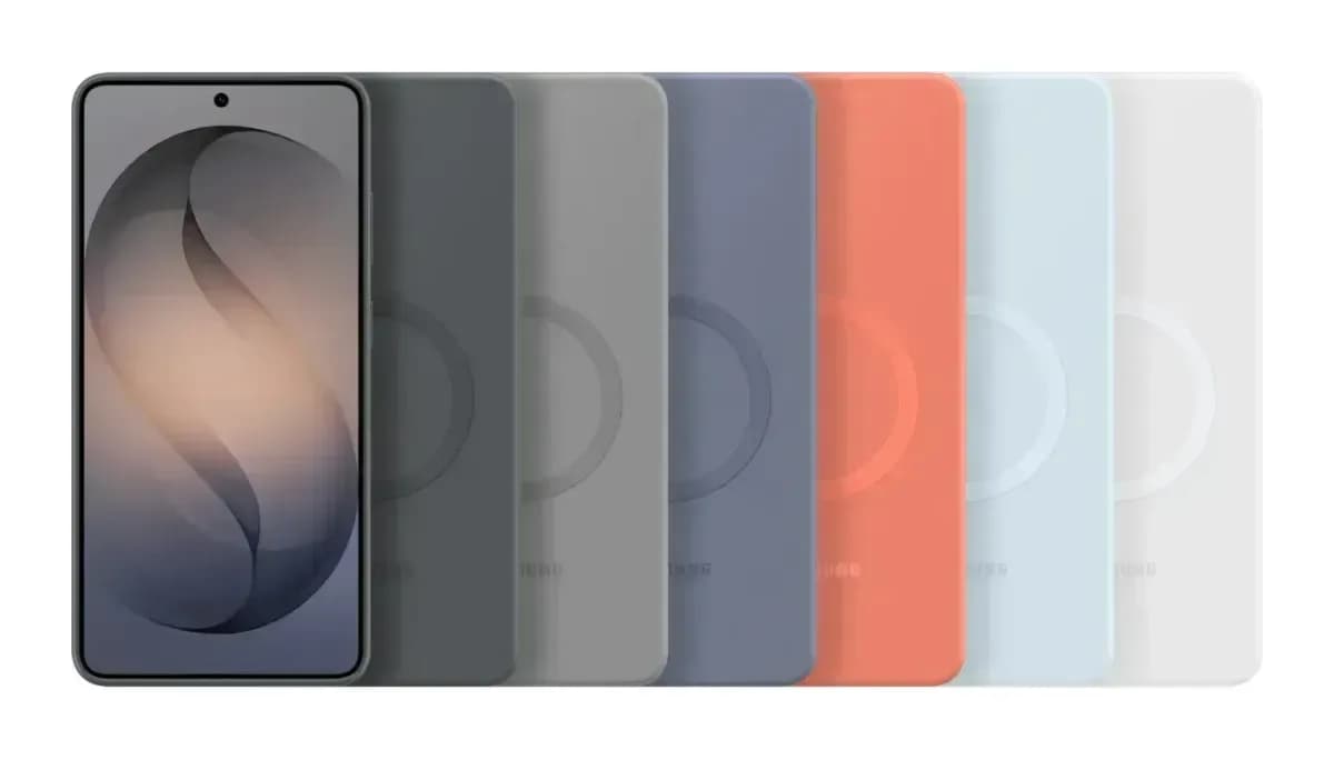 Чехол-накладка Samsung Silicone Magnet Case S26 Ultra / EF-ES948COEGRU (коралловый)