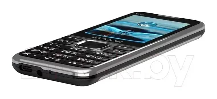 Мобильный телефон Maxvi X10i (металлик/серебристый)