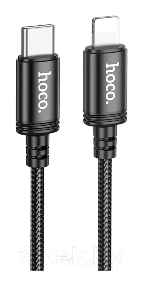 Зарядный кабель Hoco X89 Type-C Lightning (1м, черный)
