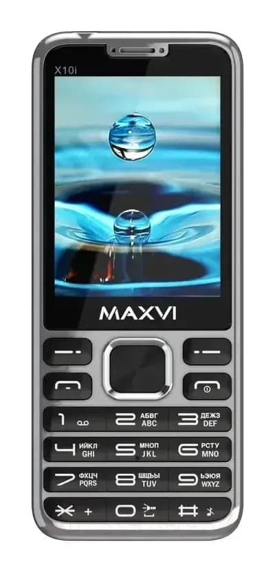 Мобильный телефон Maxvi X10i (металлик/серебристый)