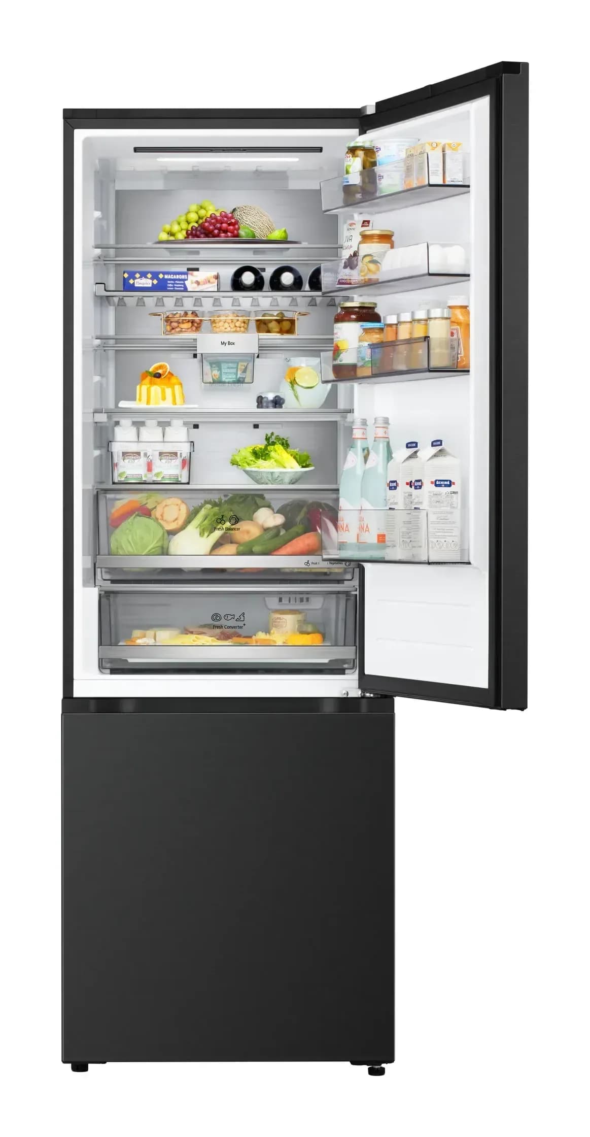 Холодильник с морозильником LG GC-B640FTKM