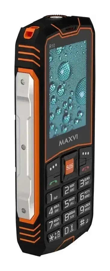 Мобильный телефон Maxvi R10 (оранжевый)