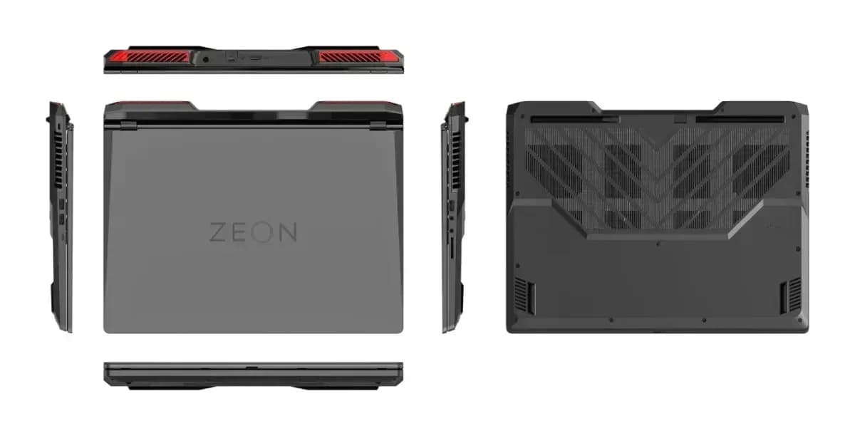Ноутбук ZEON GameBook Мах i5-12450/4060/16/512 SSD/16" Windows 11 Pro (Gray)