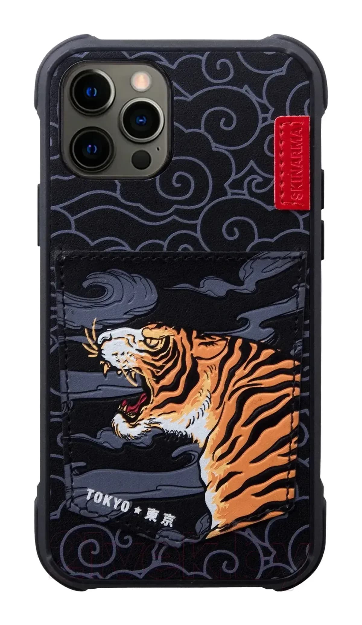 Чехол-накладка Skinarma Densetsu для iPhone 12/12 Pro (тигр)