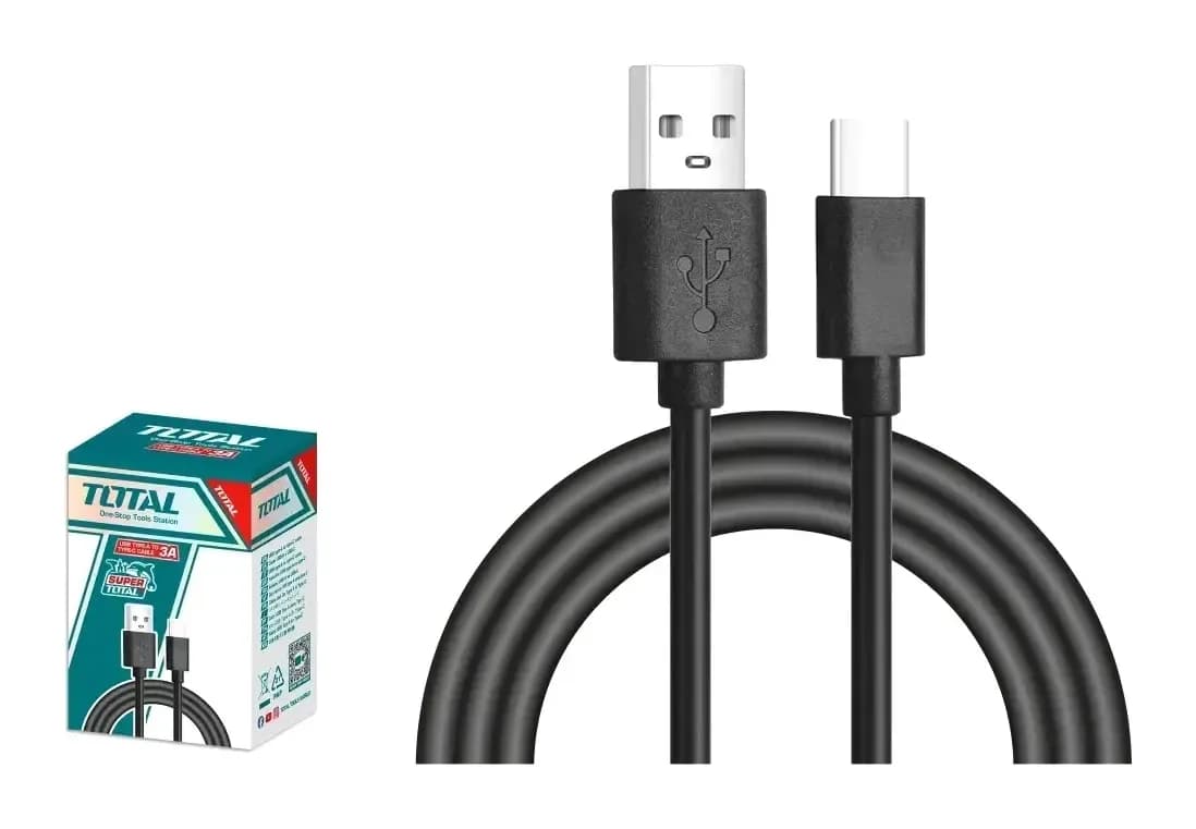 Зарядный кабель TOTAL USB-A - Type-C / TIUCC01 (1м)