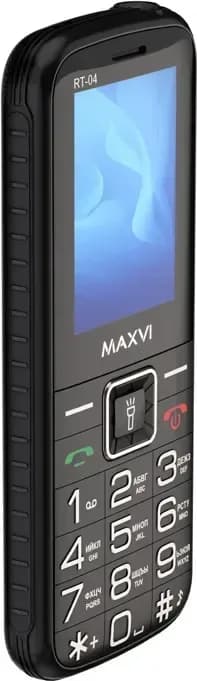 Мобильный телефон Maxvi RT-04 с док-станцией (черный)