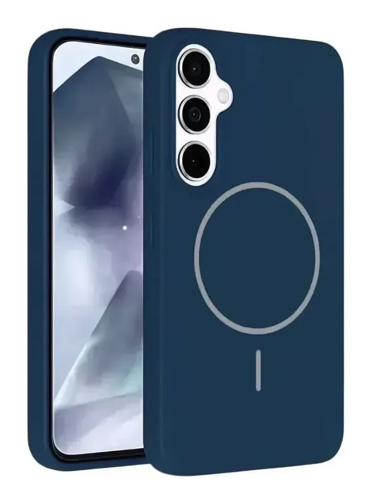 Чехол-накладка Bingo Silicone Magnetic для Samsung S25+ (синий)