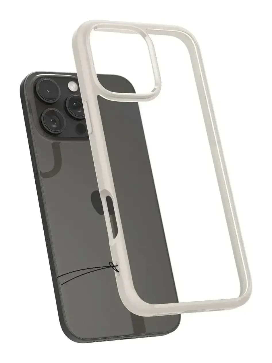 Чехол-накладка Spigen Ultra Hybrid для iPhone 16 Pro / ACS08127 (Natural Titanium)