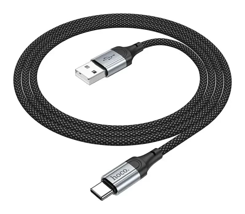 Зарядный кабель Hoco X102 Type-C (1м, черный)