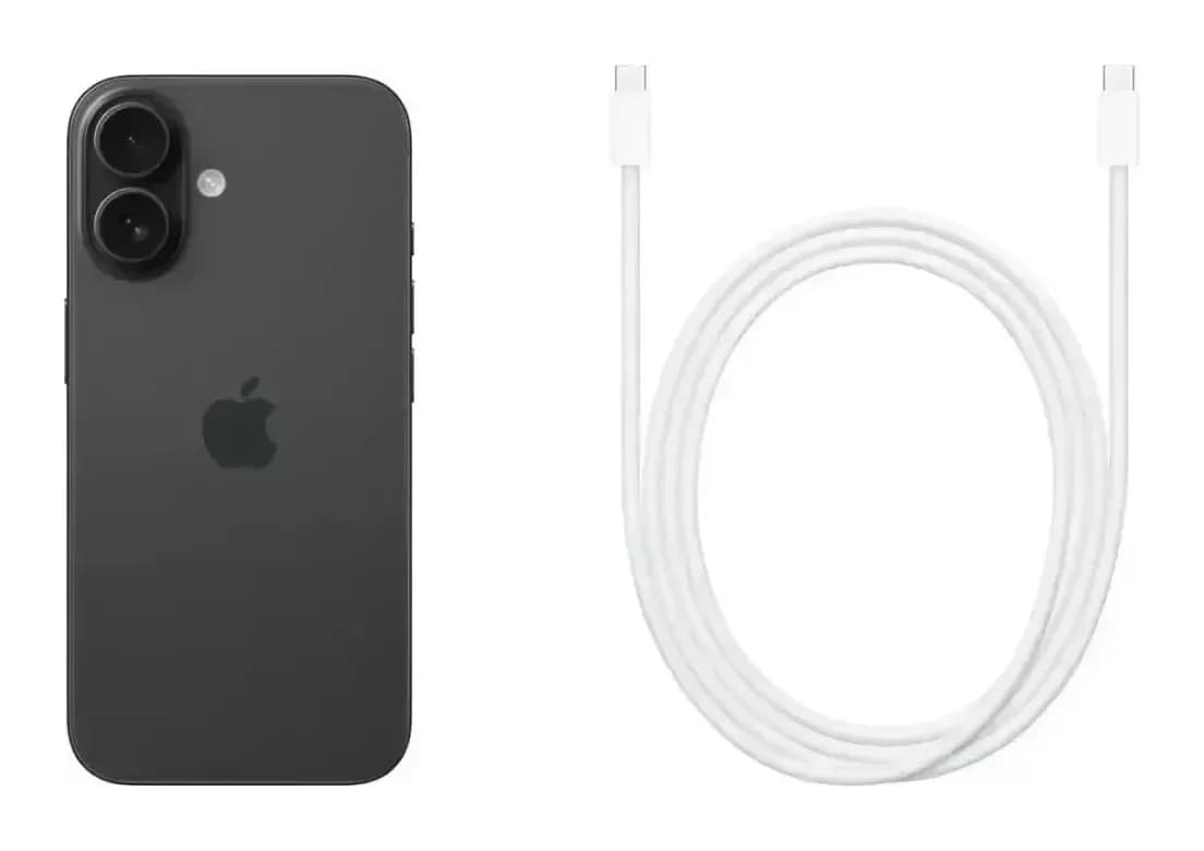 Смартфон Apple iPhone 16 128GB (черный)