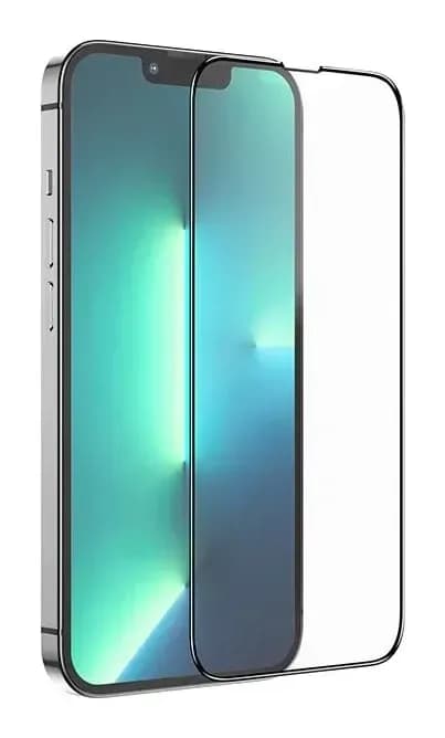 Защитное стекло для телефона Hoco G12 5D для iPhone 14 Max/13 Pro Max (черный)