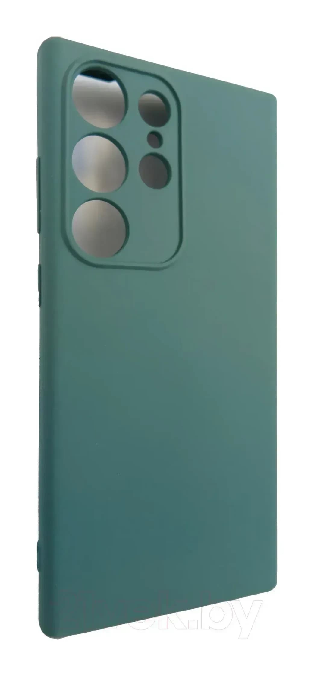 Чехол-накладка Case Coated для Galaxy S23 Ultra (темно-зеленый)
