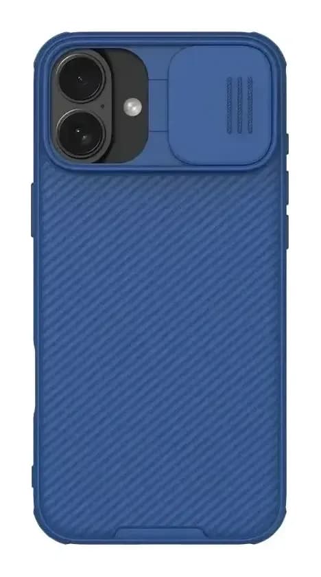 Чехол-накладка Nillkin CamShield Pro для iPhone 16 Plus (синий)