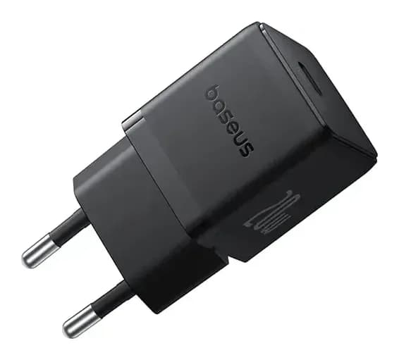 Адаптер питания сетевой Baseus Palm 20W EU / P10111602113-00 (черный)