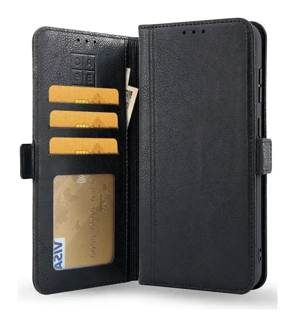 Чехол-книжка Case Book для Redmi 15 (4G) с магнитной застежкой (черный)