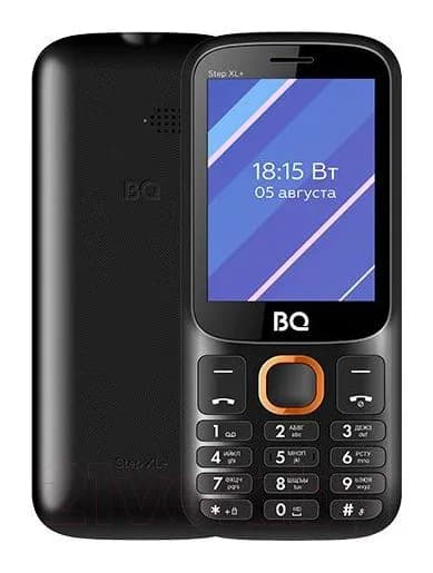 Мобильный телефон BQ Step XL+ BQ-2820 (черный/оранжевый)