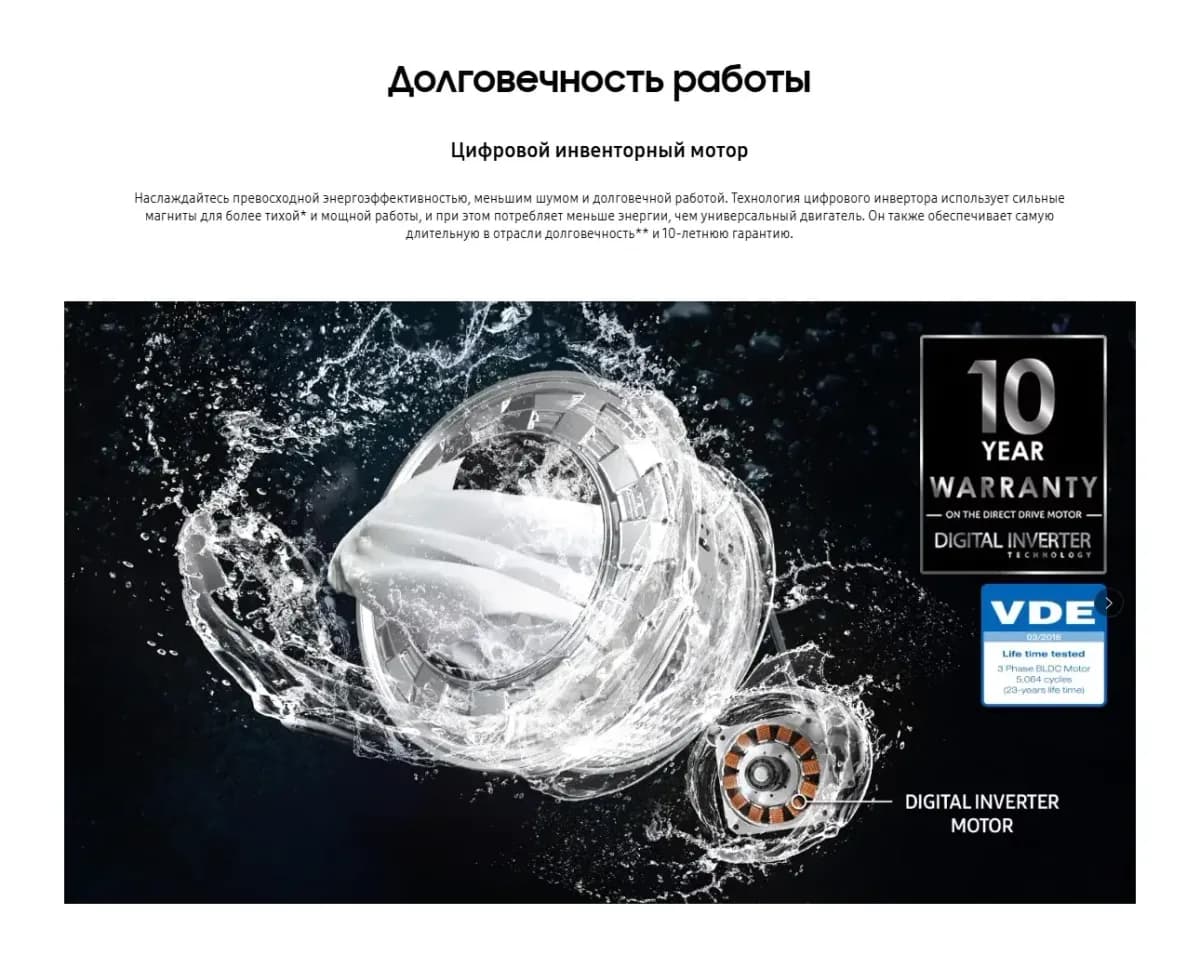 Стиральная машина Samsung WW70AG4S21VELD