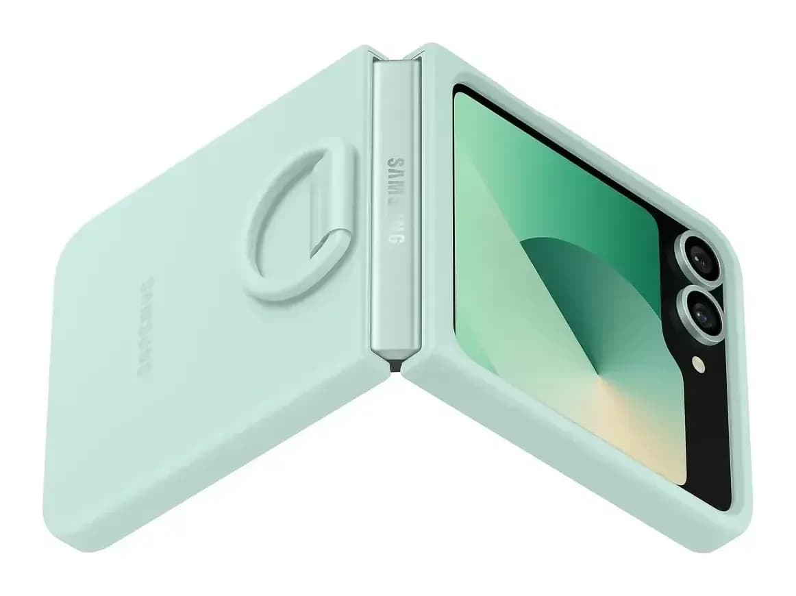 Чехол-накладка Samsung Case Silicone Case для Flip 6/ EF-PF741TMEGRU (мятный)