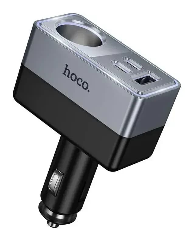 Автомобильное зарядное устройство Hoco Z65A Smart (черный)