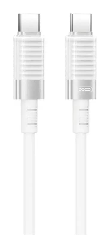 Зарядный кабель XO NB-Q282B 60W Type-C Type-C (белый)