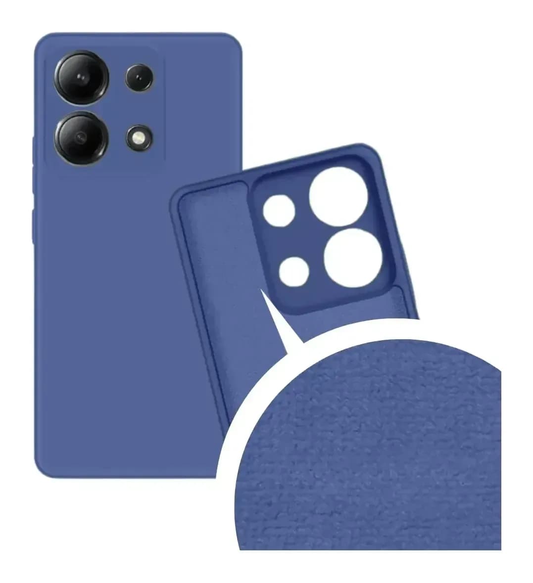 Чехол-накладка Bingo Liquid TPU для Redmi Note 13 4G (синий)