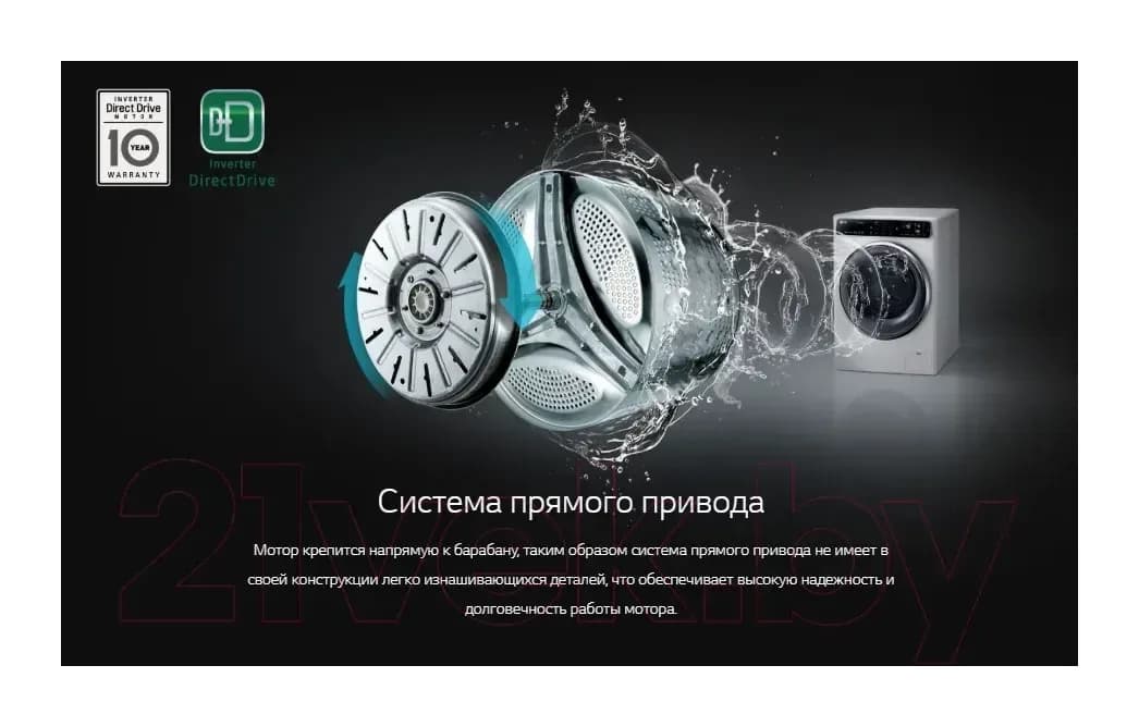 Стиральная машина LG Steam F12M7NDS1