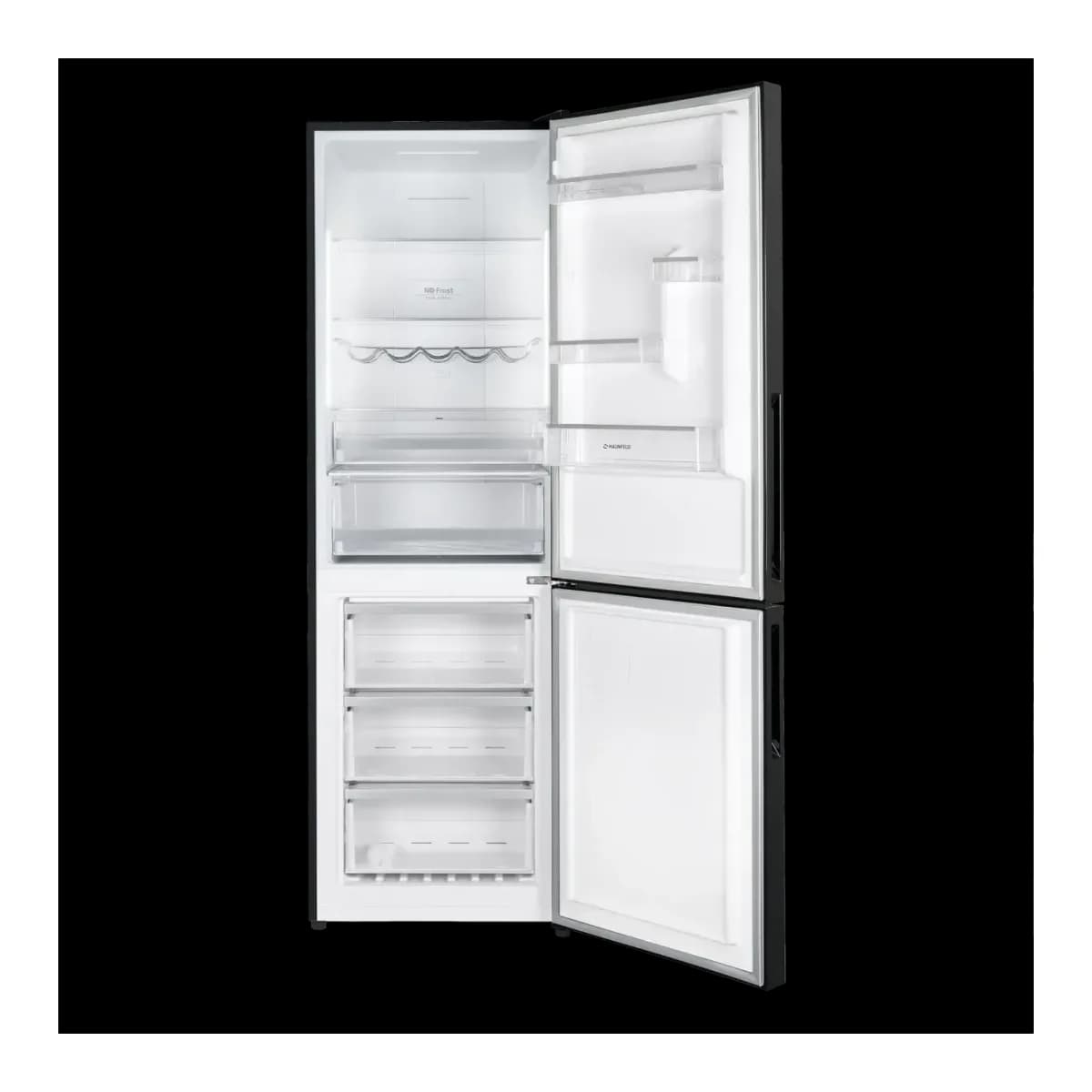 Холодильник с морозильником Maunfeld MFF185NFW Matt Inverter