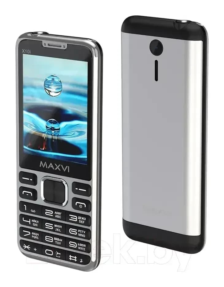 Мобильный телефон Maxvi X10i (металлик/серебристый)