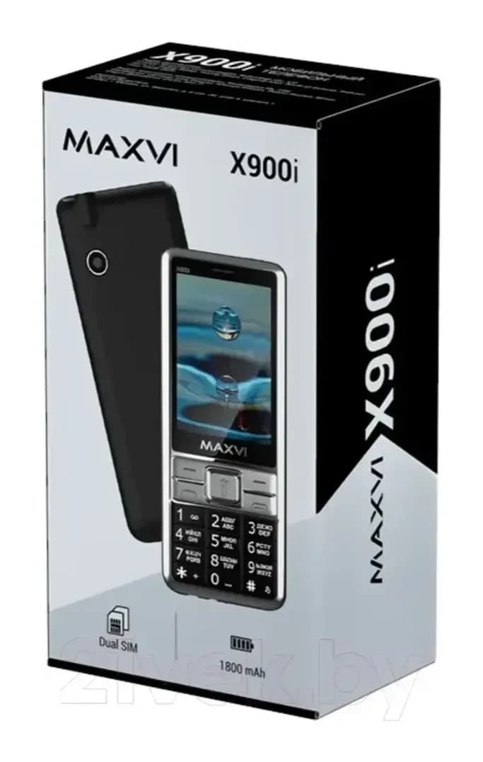 Мобильный телефон Maxvi X900i (маренго)