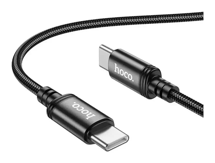 Зарядный кабель Hoco X89 Wind Type-C-Type-С (1м, черный)