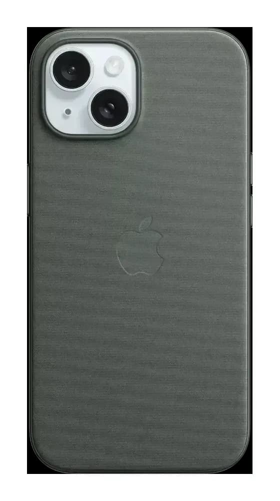 Чехол-накладка Apple FineWoven Case w/MagSafe для iPhone 15 Evergreen / MT3J3ZM/A