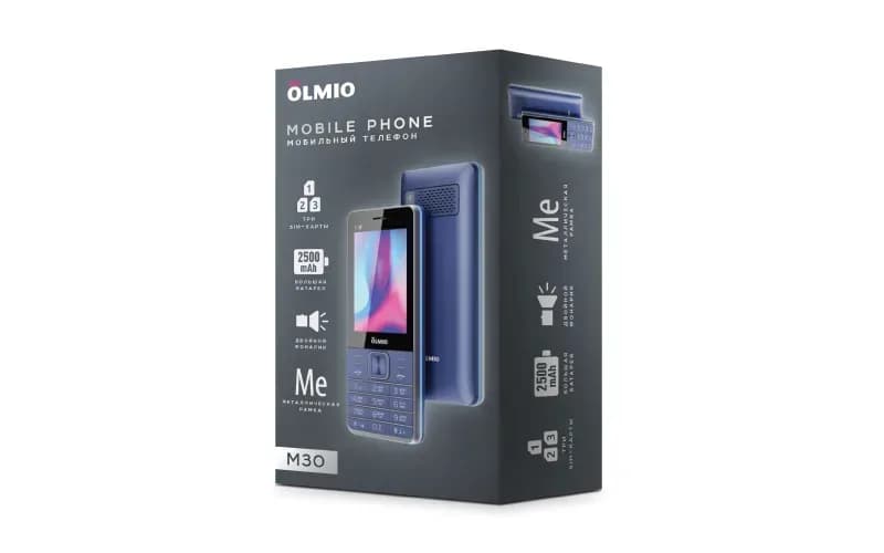 Мобильный телефон Olmio M30 (синий)