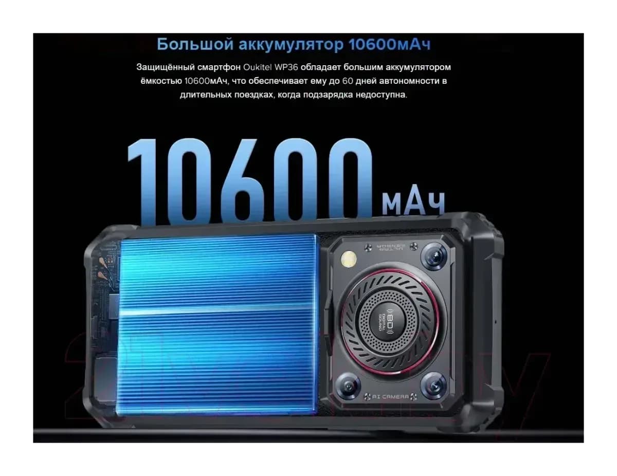 Смартфон Oukitel WP36 (черный)