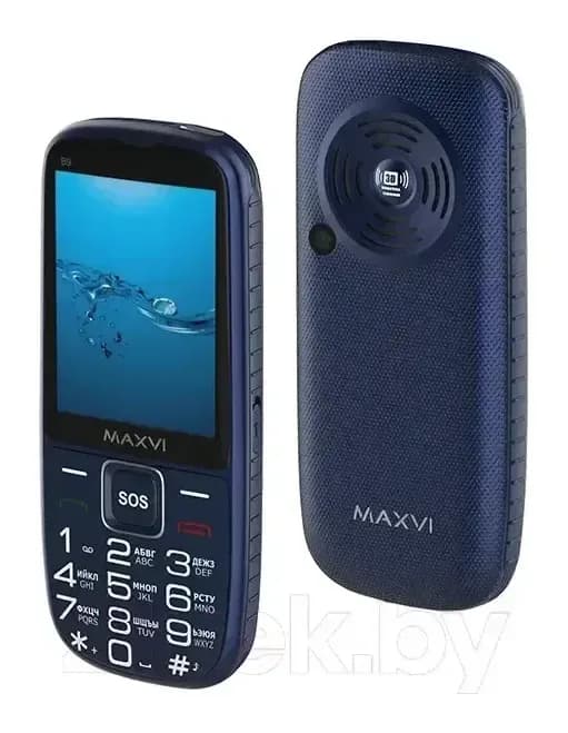 Мобильный телефон Maxvi B9 (синий)