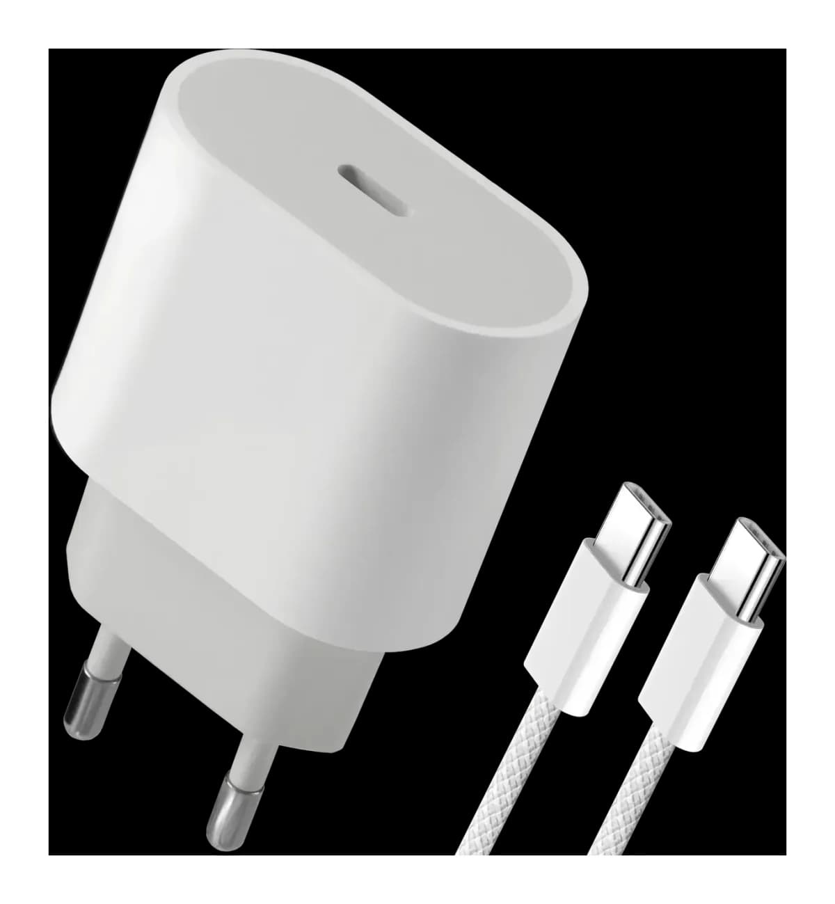 Зарядное устройство сетевое Defender UPA-121 20W USB-C + кабель Type-C / 83222 (белый)