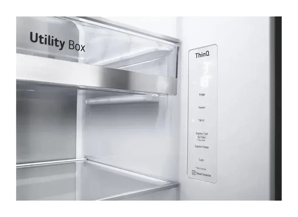 Холодильник с морозильником LG GC-Q257CAFV