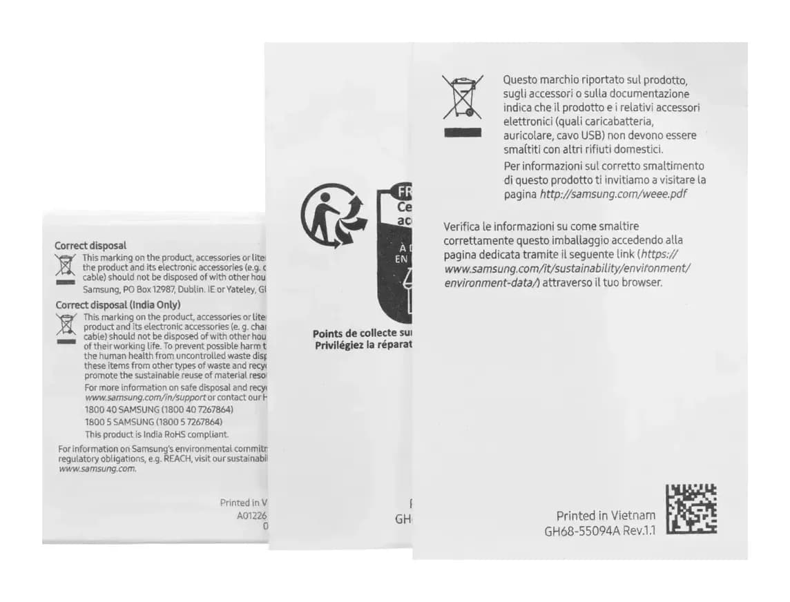 Адаптер питания сетевой Samsung EP-T2510 / EP-T2510NBEGEU (черный)
