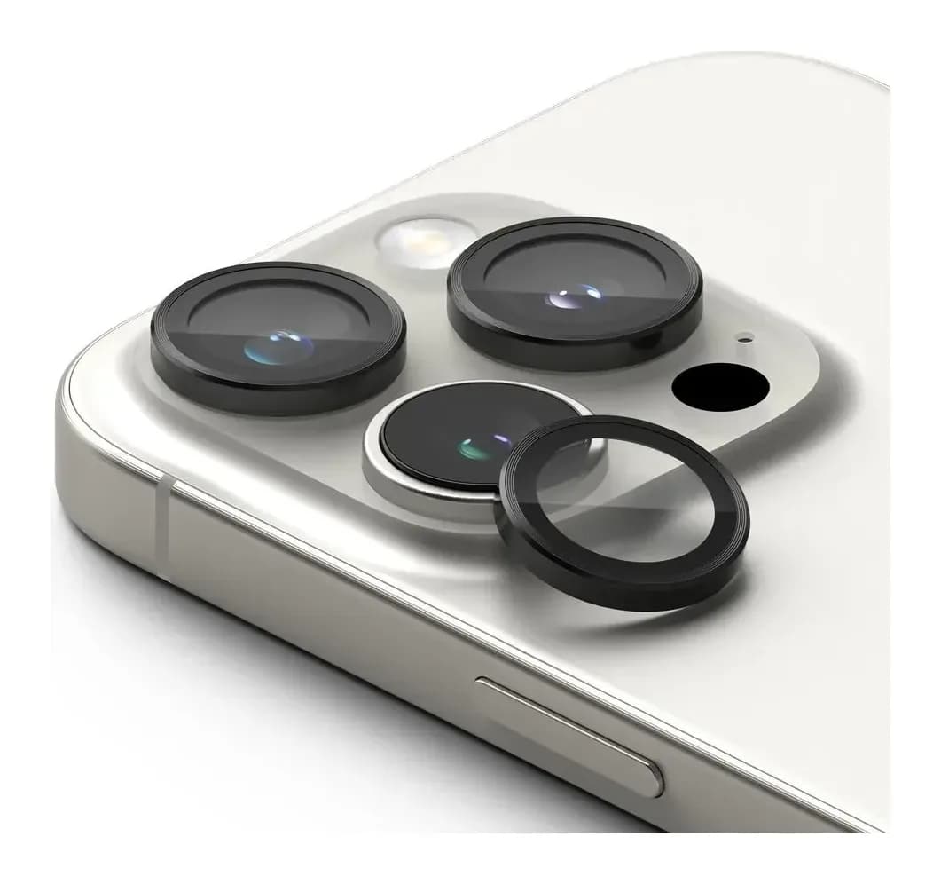 Защитное стекло для камеры телефона Ringke Camera Frame Protector для iPhone 16 Pro/16 Pro Max (2шт, черный)