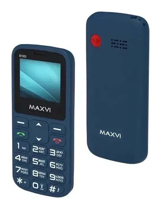 Мобильный телефон Maxvi B100i (синий)