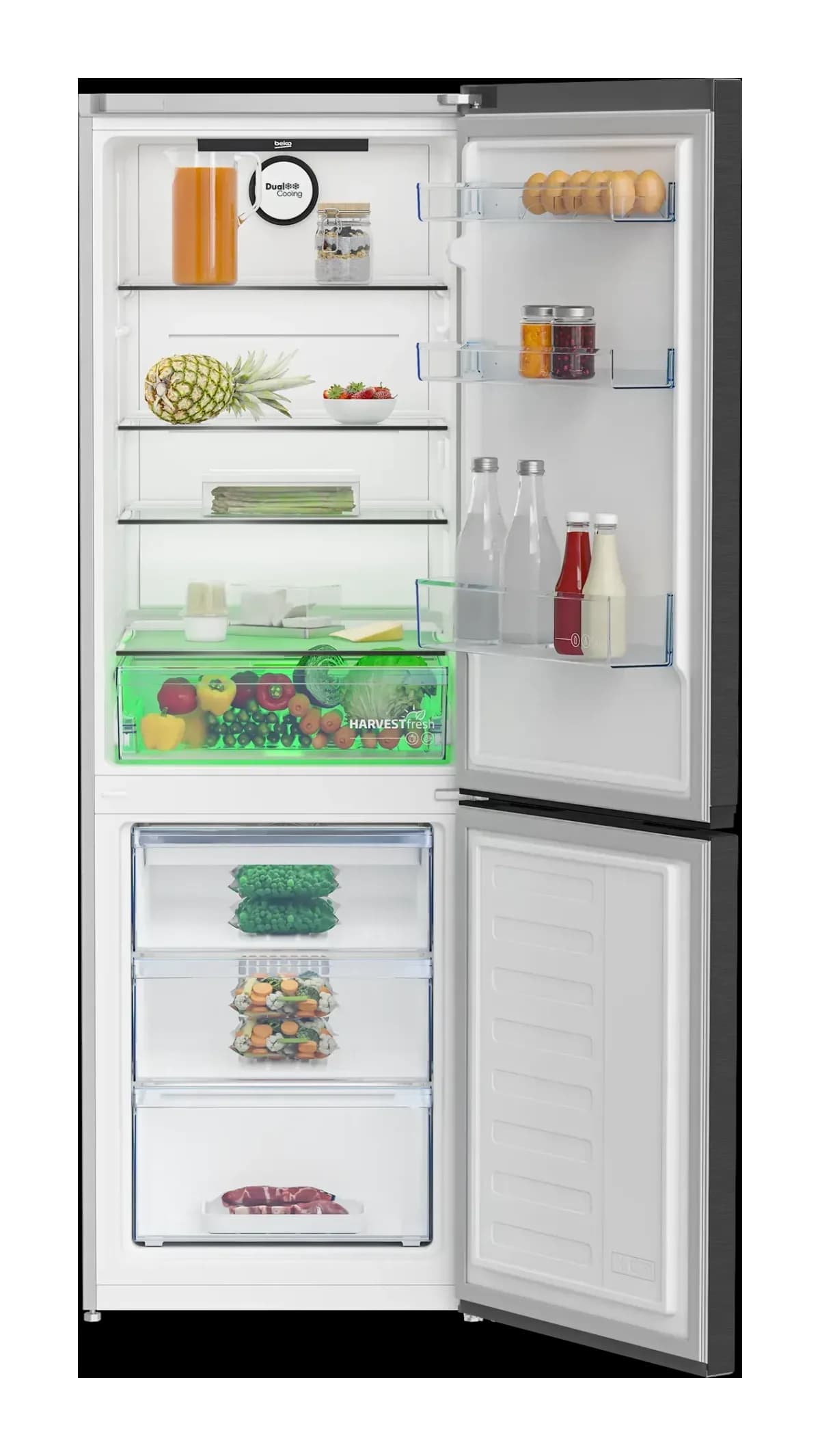 Холодильник с морозильником Beko B3R1CNK363HXBR