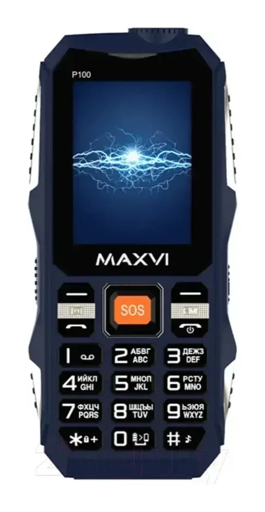Мобильный телефон Maxvi P100 (синий)